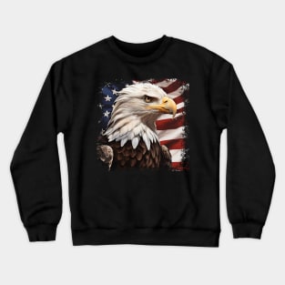 white-headed eagle 2 Crewneck Sweatshirt